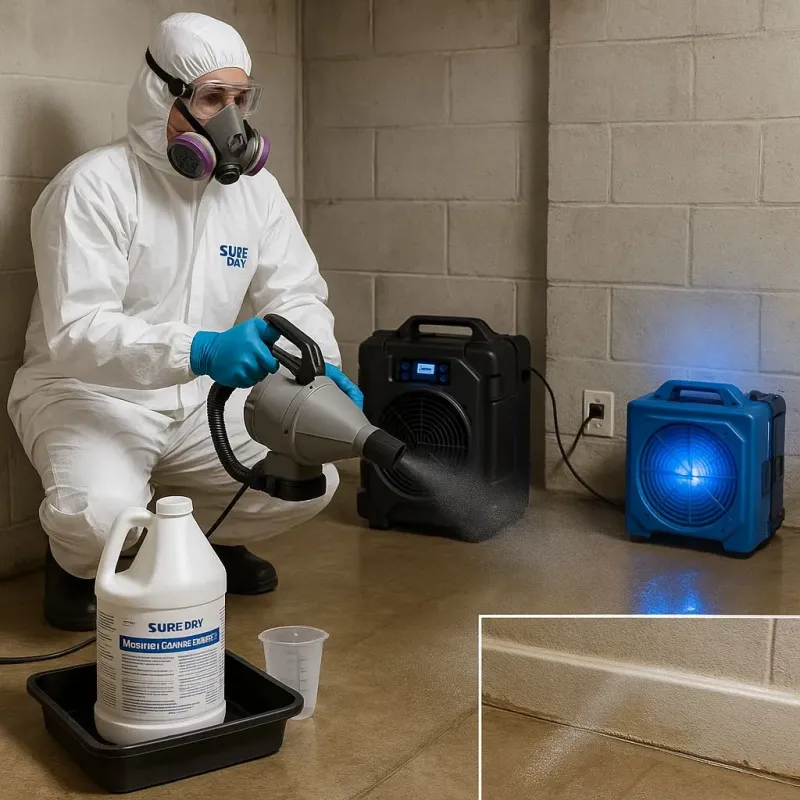 Sanitization and Odor Removal process in Yarrow Point, WA